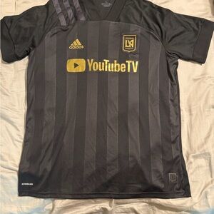 Adidas Black and Gold LAFC Jersey